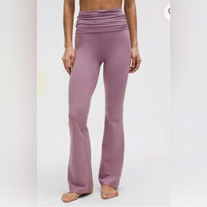 New Groove Nulu Foldover-Waist Flared Pant